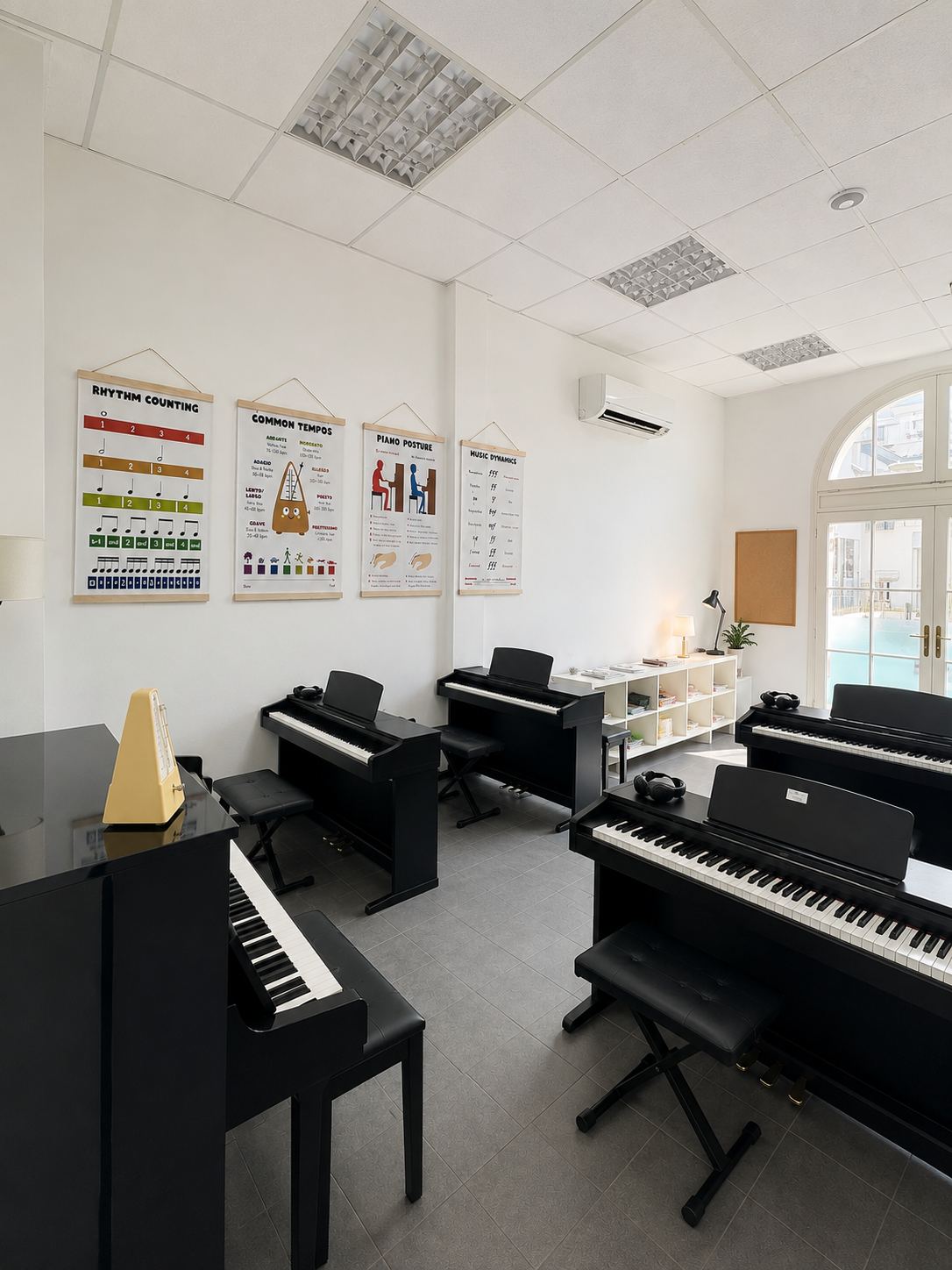Individualised Group Piano classroom at Ocarina
